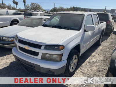 (Jurupa Valley, CA) 2011 Chevrolet Colorado 1LT Crew Cab Pickup Truck Not Running, Condition Unknown
