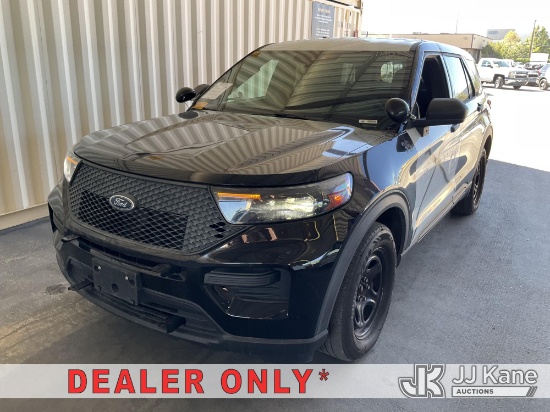(Jurupa Valley, CA) 2021 Ford Explorer Police 4-Door Sport Utility Vehicle Runs & Moves) (Dash Warni