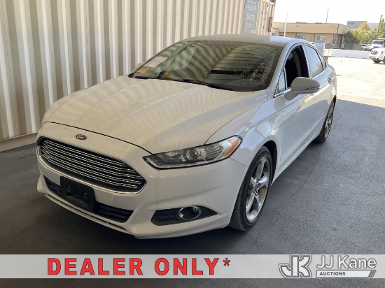 (Jurupa Valley, CA) 2013 Ford Fusion SE 4-Door Sedan Runs & Moves, Manufacturer Recall Number 23S12O