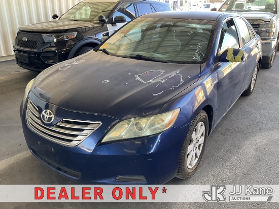 (Jurupa Valley, CA) 2009 Toyota Camry 4-Door Sedan Runs & Moves) (Broken Side Mirror, Transmission P