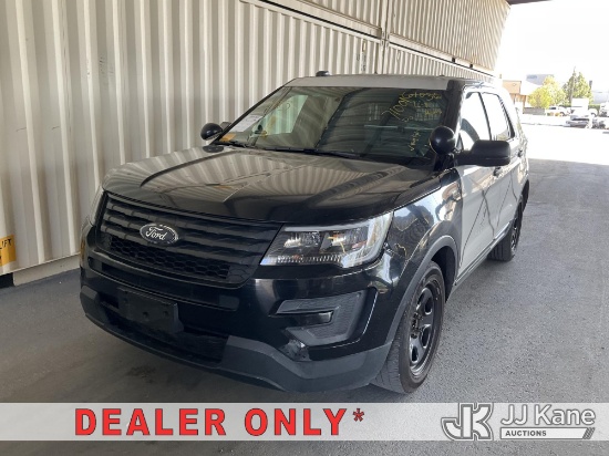 (Jurupa Valley, CA) 2016 Ford Explorer Police 4-Door Sport Utility Vehicle Runs & Moves) (Dash Warni