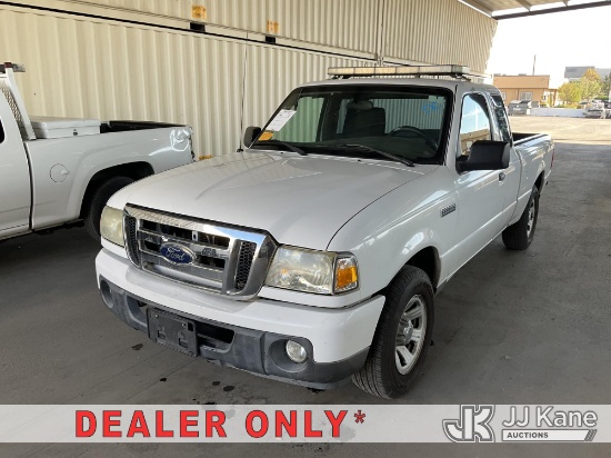 (Jurupa Valley, CA) 2011 Ford Ranger Extended-Cab Pickup Truck Not Running, Dash Warning Indicators