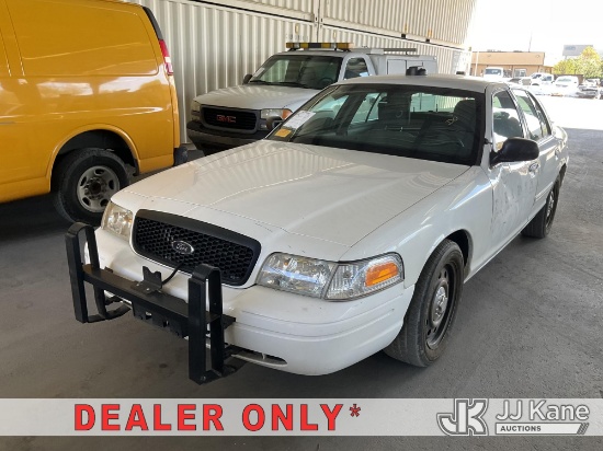 (Jurupa Valley, CA) 2011 Ford Crown Victoria Police Interceptor 4-Door Sedan Not Running, Conditions