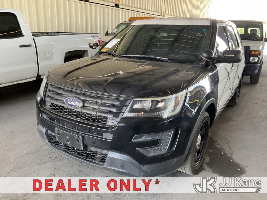 (Jurupa Valley, CA) 2017 Ford Explorer Police 4-Door Sport Utility Vehicle Runs & Moves) (Dash Warni