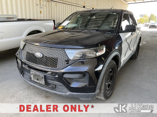 (Jurupa Valley, CA) 2020 Ford Explorer Police 4-Door Sport Utility Vehicle Runs & Moves) (Dash Warni