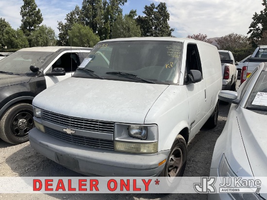 (Jurupa Valley, CA) 2002 Chevrolet Astro Mini Passenger Van Not Running, Engine Performance Concerns