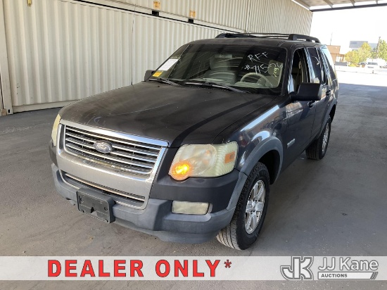(Jurupa Valley, CA) 2007 Ford Explorer 4-Door Sport Utility Vehicle Runs & Moves) (Dash Warning Indi