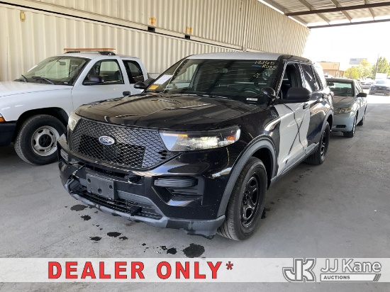 (Jurupa Valley, CA) 2021 Ford Explorer Police 4-Door Sport Utility Vehicle Runs & Moves) (Dash Warni