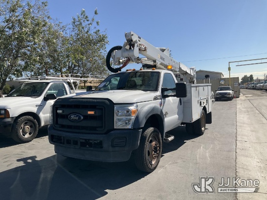(Birmingham, AL) Altec AT37G, Articulating & Telescopic Bucket Truck mounted behind cab on 2014 Ford