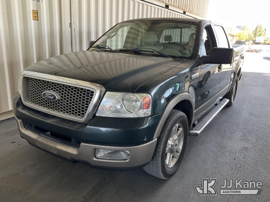 (Jurupa Valley, CA) 2004 Ford F-150 Crew-Cab Pickup Truck Runs & Moves