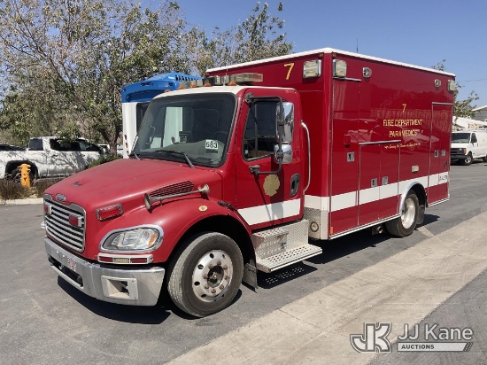 (Jurupa Valley, CA) 2007 Freightliner M2 106 Ambulance Runs & Moves