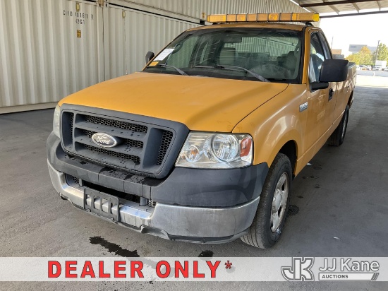 (Jurupa Valley, CA) 2005 Ford F-150 Pickup Truck Runs & Moves) (Dash Warning Indicators On