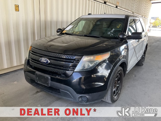 (Jurupa Valley, CA) 2014 Ford Explorer Police 4-Door Sport Utility Vehicle Runs & Moves) (Transmissi