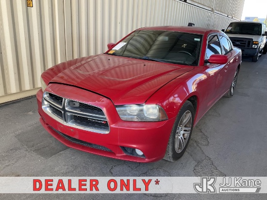 (Jurupa Valley, CA) 2012 Dodge Charger Police 4-Door Sedan Runs & Moves) (A/C Not Cold, Engine Perfo