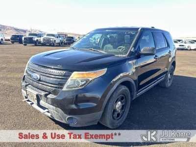 (Las Vegas, NV) 2015 Ford Explorer AWD Police Interceptor 4-Door Sport Utility Vehicle Runs & Moves