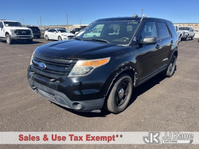(Las Vegas, NV) 2015 Ford Explorer AWD Police Interceptor 4-Door Sport Utility Vehicle Runs & Moves