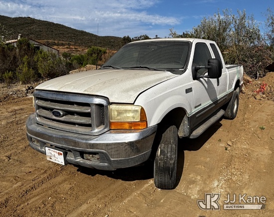 (San Marcos, CA) 1999 Ford F-250 SD Extended-Cab Pickup Truck Not Running, Condition Unknown