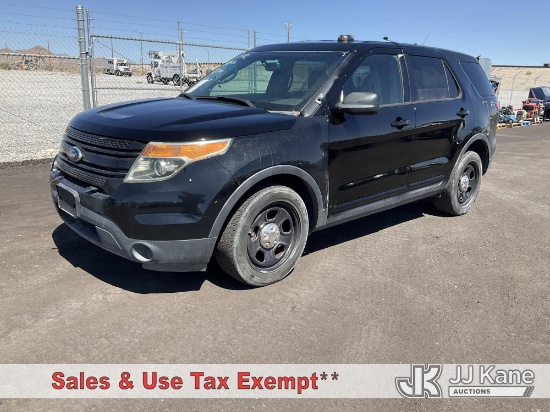 (Las Vegas, NV) 2014 Ford Explorer AWD Police Interceptor 4-Door Sport Utility Vehicle Runs & Moves