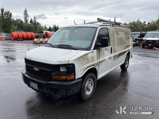 (Aloha, OR) 2010 Chevrolet Express G2500 Cargo Van Runs & Moves) (Dash Warning Indicators On