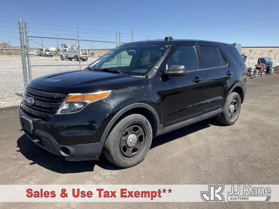 (Las Vegas, NV) 2015 Ford Explorer AWD Police Interceptor 4-Door Sport Utility Vehicle Runs & Moves)