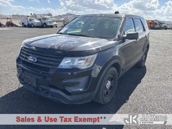 (Las Vegas, NV) 2018 Ford Explorer AWD Police Interceptor 4-Door Sport Utility Vehicle Runs & Moves)