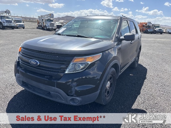 (Las Vegas, NV) 2015 Ford Explorer Police 4-Door Sport Utility Vehicle Runs & Moves) (Dash Warning I