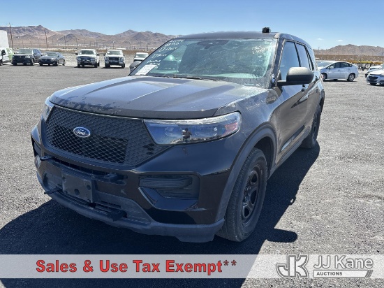 (Las Vegas, NV) 2021 Ford Explorer AWD Police Interceptor 4-Door Sport Utility Vehicle Runs & Moves)