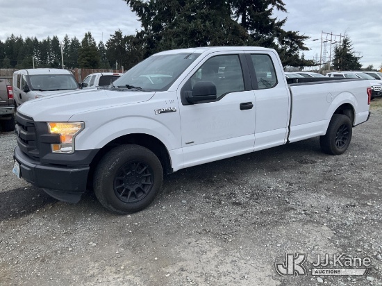 (Tacoma, WA) 2016 Ford F-150 Extended-Cab Pickup Truck Runs & Moves) (Dash Warning Indicators On
