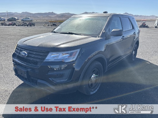 (Las Vegas, NV) 2019 Ford Explorer AWD Police Interceptor 4-Door Sport Utility Vehicle Runs & Moves)