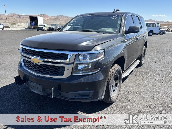 (Las Vegas, NV) 2016 Chevrolet Tahoe Police 4-Door Sport Utility Vehicle Runs & Moves) (Interior Def