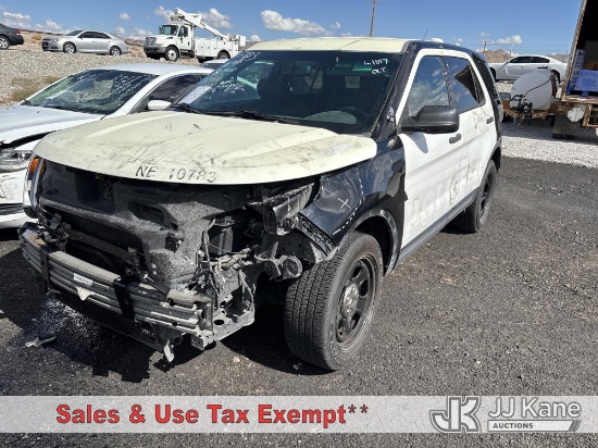 (Las Vegas, NV) 2015 Ford Explorer AWD Police Interceptor 4-Door Sport Utility Vehicle Not Running,