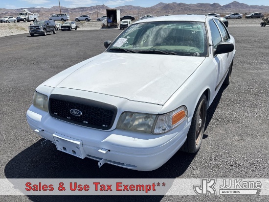 (Las Vegas, NV) 2008 Ford Crown Victoria Police Interceptor 4-Door Sedan Runs & Moves) (Interior Def