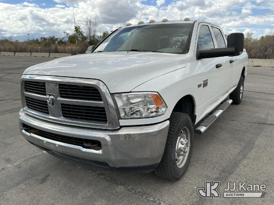 (Salt Lake City, UT) 2012 Ram 2500 4x4 Crew-Cab Pickup Truck Runs & Moves) (Dash Warning Indicators