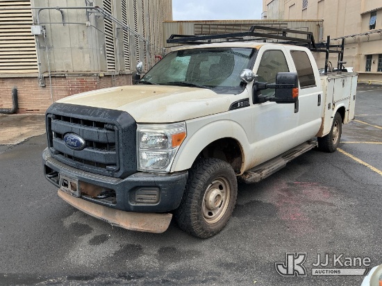 (Honolulu, HI) 2014 Ford F250 4x4 Crew-Cab Service Truck Runs & Moves