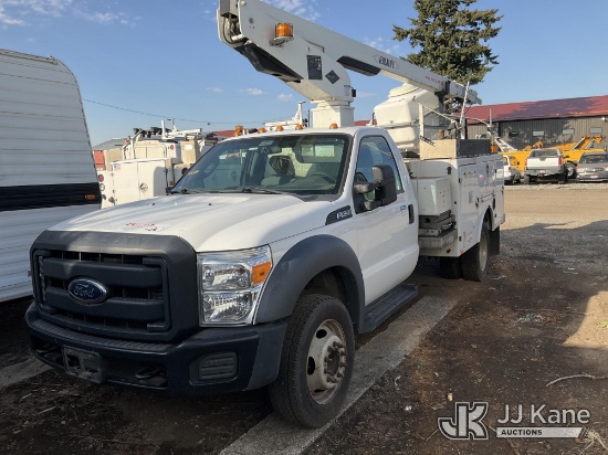 (Spokane, WA) Versalift TEL29N-03, Telescopic Non-Insulated Bucket Truck mounted behind cab on 2016