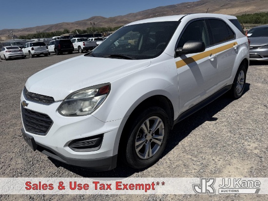 (Sparks, NV) 2016 Chevrolet Equinox LS AWD Sport Utility Vehicle Not Running, Condition Unknown)(Int