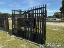(Thonotosassa, FL) (2) Sets 7 FT Height By 20 FT Long Galvanized & Powder Coated Driveway Gates Wit