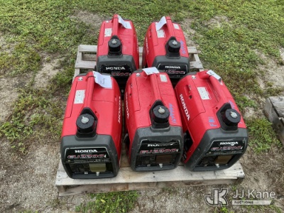 (Thonotosassa, FL) (5) Honda Gas Powered Generators (1649444)