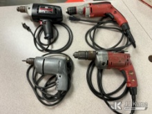 (South Beloit, IL) (2) Milwaukee Electrics Drills, (2) Craftsman Electric Drills (1655125 )