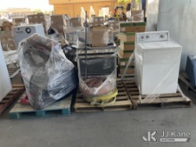 (Jurupa Valley, CA) (3 Pallets) Washing Machine, Stove, Dishwasher, Fire Hoses, (1653370 )