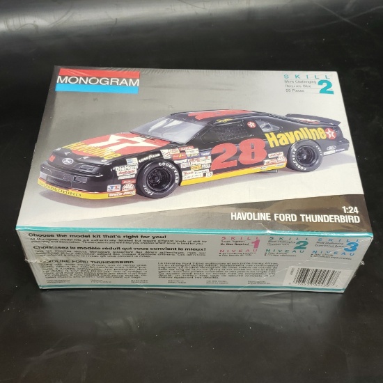 2 x Monogram Stock Car Models Havoline Thunderbird