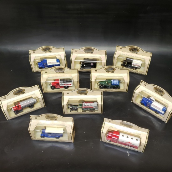10 x Chevron Commemorative Diecast Vintage Cars / Trucks in Box