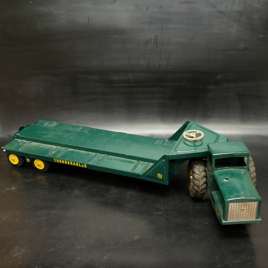 Nylint Tournreau Tournahauler Pressed Steel Tractor Trailer