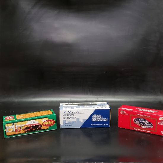 Race Champions + Texaco Die Cast Bank Lot