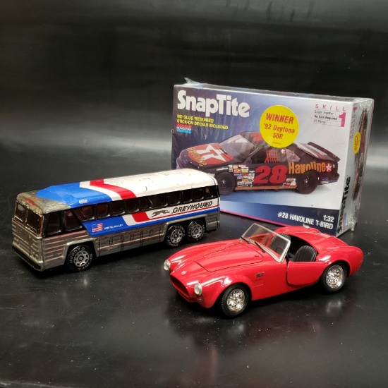 Mixed Lot Buddy L Greyhound, Monogram Model, Revel 65 Cobra