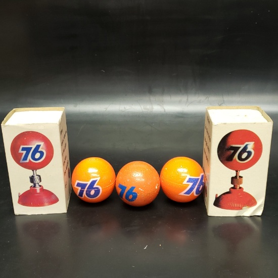 Union 76 Antenna Balls and Dash Compasses