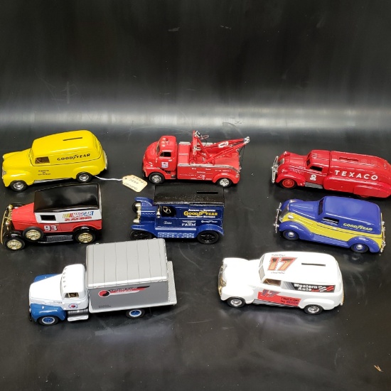 Large Lot Diecast Display Cars Vintage Cars Racing Champions, Ertl, ++
