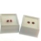 Matched Pair Pink and Red Labrodite 1.45ct
