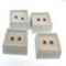 4 x 1.85ct Matched Pair Rhodolite Gemstones