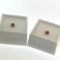 2 x Oval Cut Red Labradorite Gemstones 7x5mm .45ct
